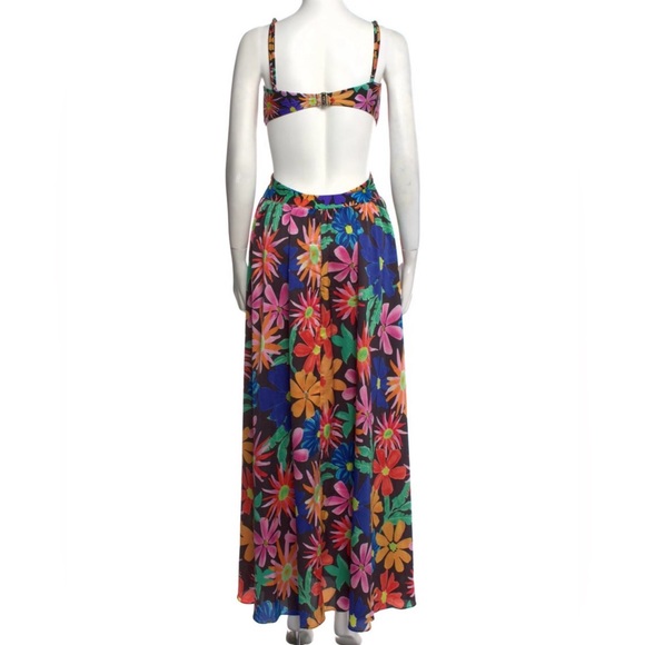 NWT Patbo Aster Halterneck Beach Dress Size Small Maxi Cut Out - Picture 8 of 8